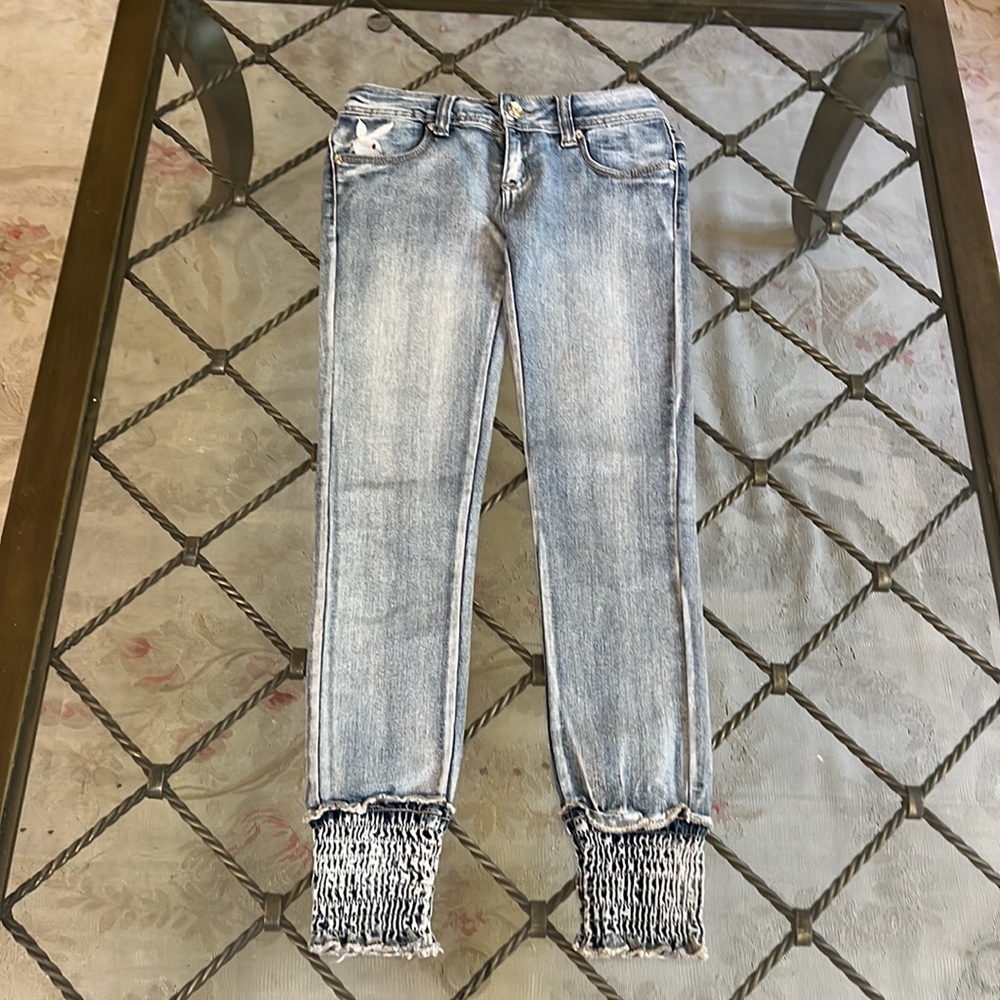 PLAYBOY stretch skinny jeans. One of a kind